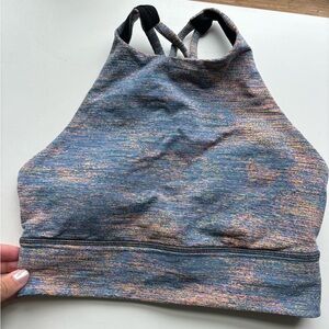 Lululemon long line high neck energy bra